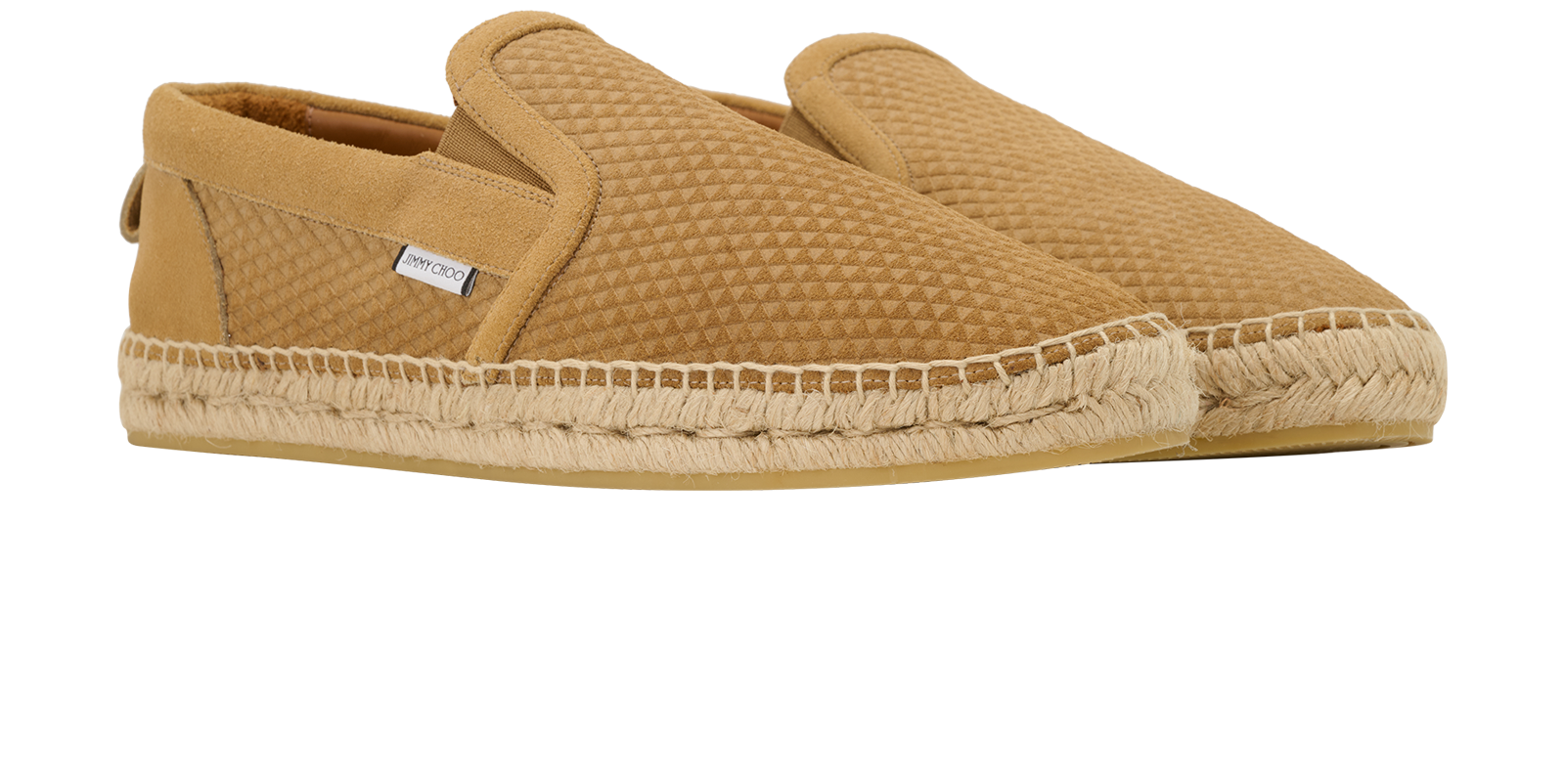 Jimmy Choo Vlad Espadrilles, &pound;195, Shoes, Tan, Suede, Side view