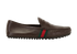 Gucci Web Loafers, &pound;295, Shoes, Brown, Leather, Front view