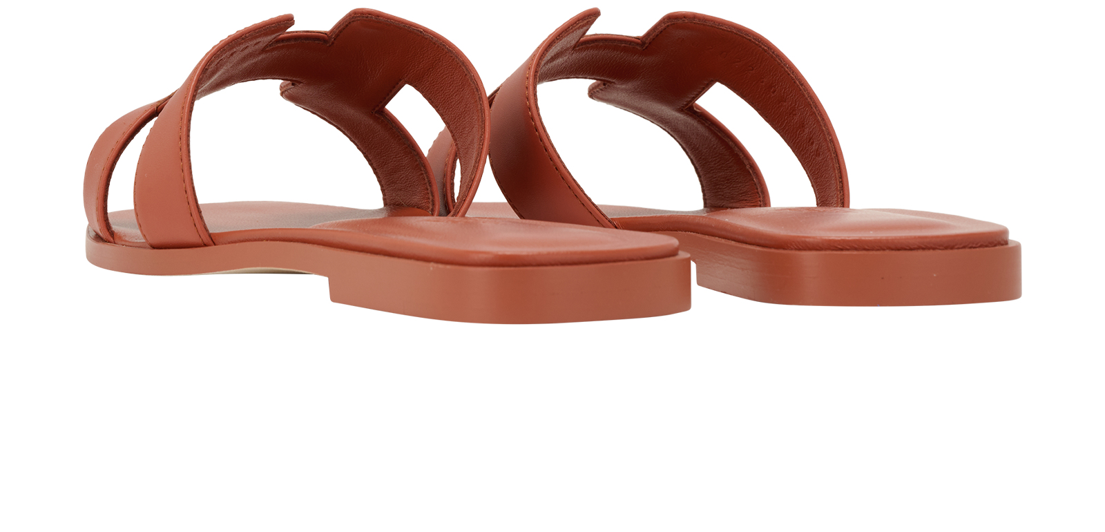 Hermes Oran Sandals, &pound;595, Shoes, Red, Leather, Back view