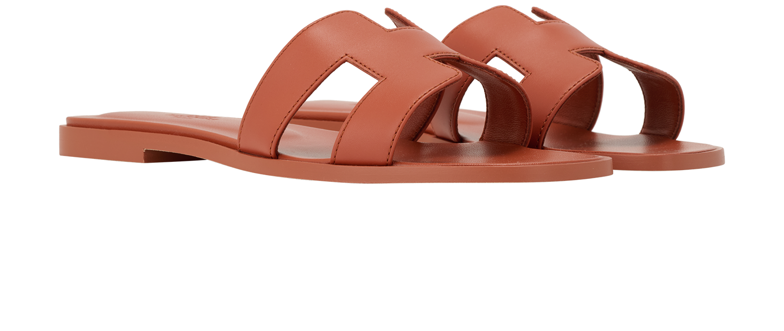 Hermes Oran Sandals, &pound;595, Shoes, Red, Leather, Side view