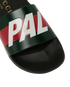 Gucci X Palace Web Slides, &pound;130, Shoes, Black/Green/Red, Rubber, Other view