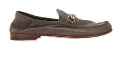 Gucci Horsebit Loafer, Suede, Grey, UK11, DB/B, 3*
