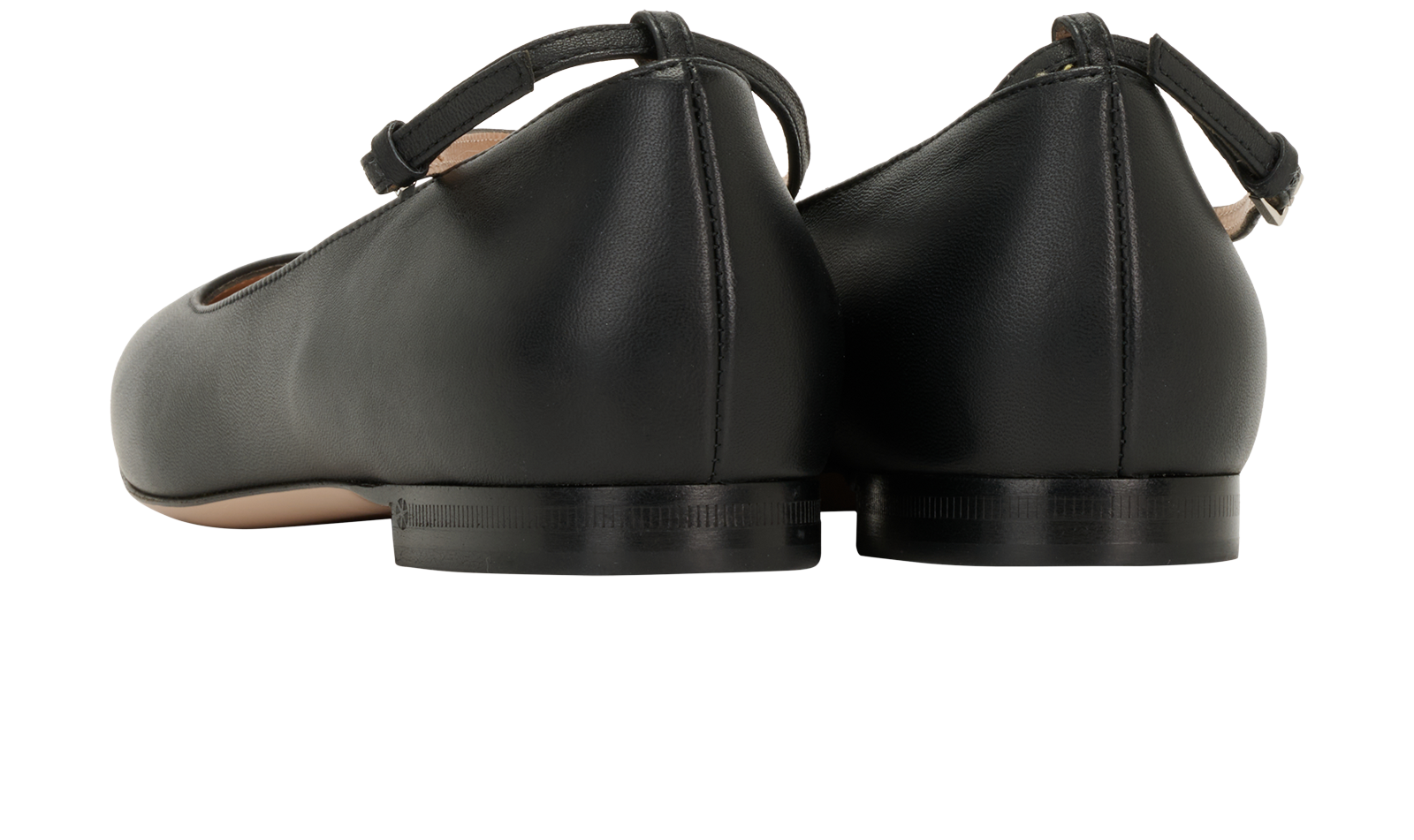 Gucci Mary Jane Flats, &pound;195, Shoes, Black, Leather, Back view