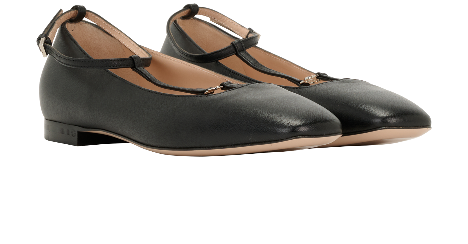 Gucci Mary Jane Flats, &pound;195, Shoes, Black, Leather, Side view