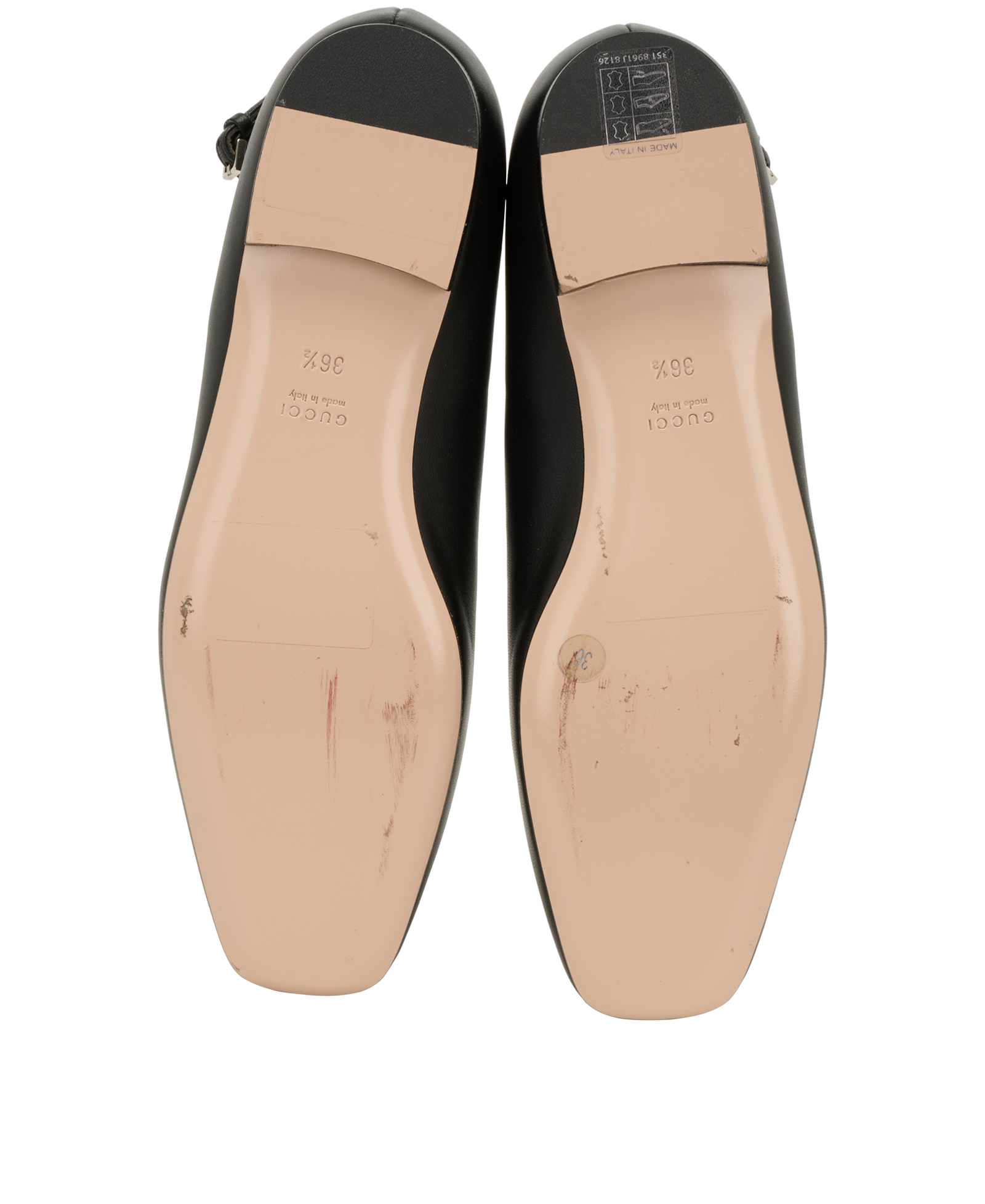 Gucci Mary Jane Flats, &pound;195, Shoes, Black, Leather, Top view