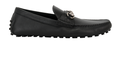 Gucci Horsebit Driving Shoes, &pound;350, Shoes, Black, Leather, Front view