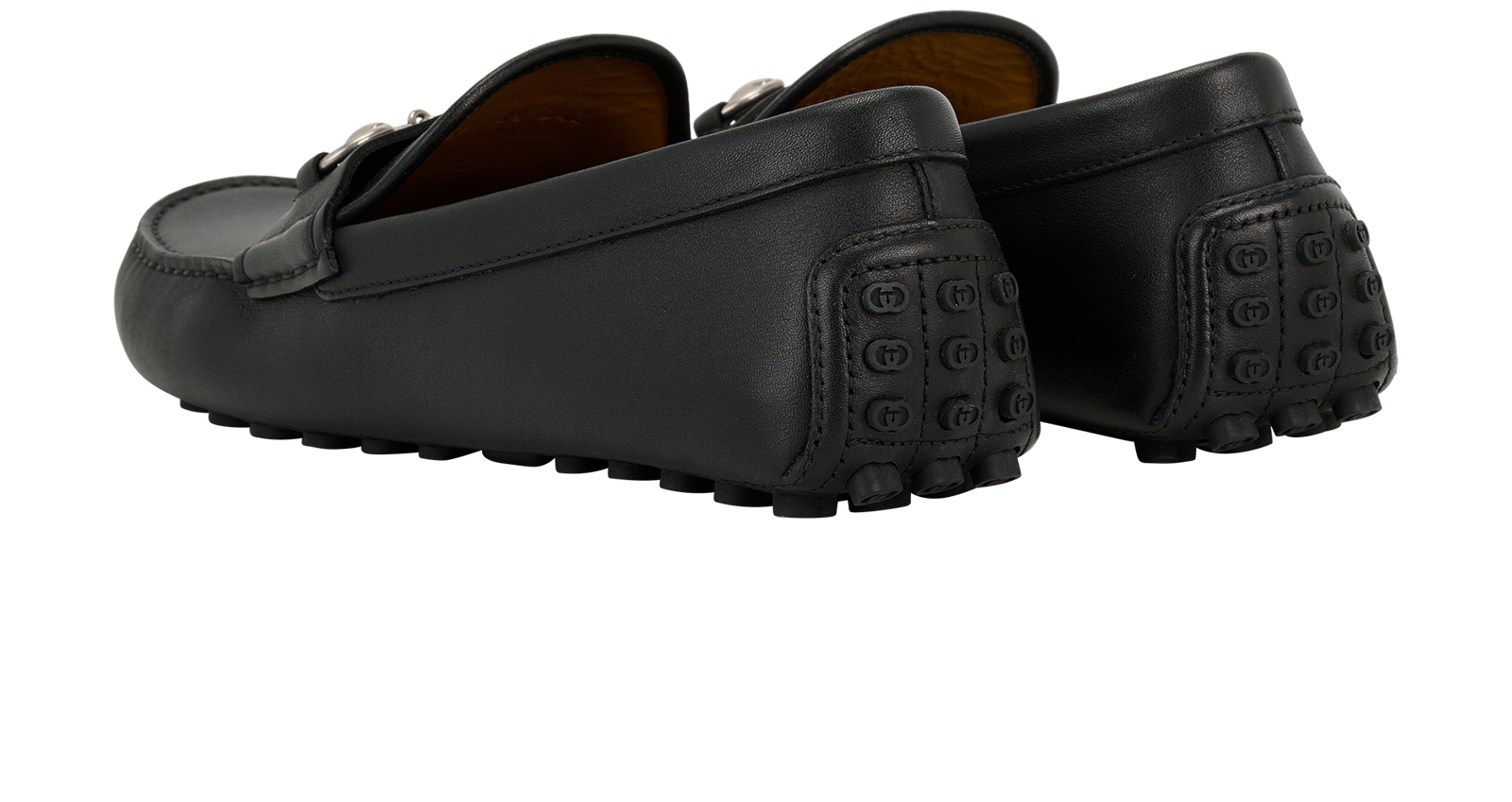 Gucci Horsebit Driving Shoes, &pound;350, Shoes, Black, Leather, Back view
