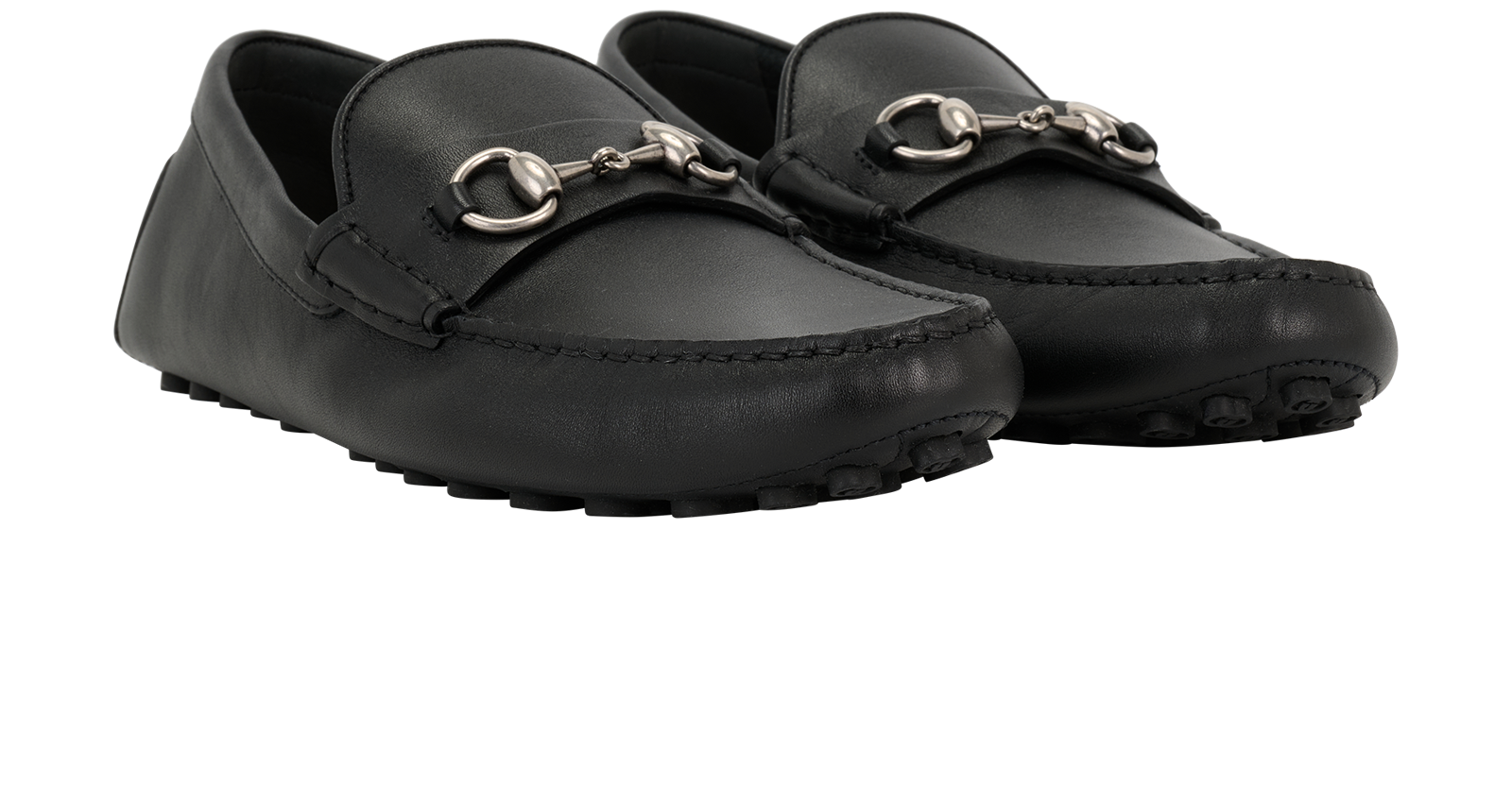 Gucci Horsebit Driving Shoes, &pound;350, Shoes, Black, Leather, Side view