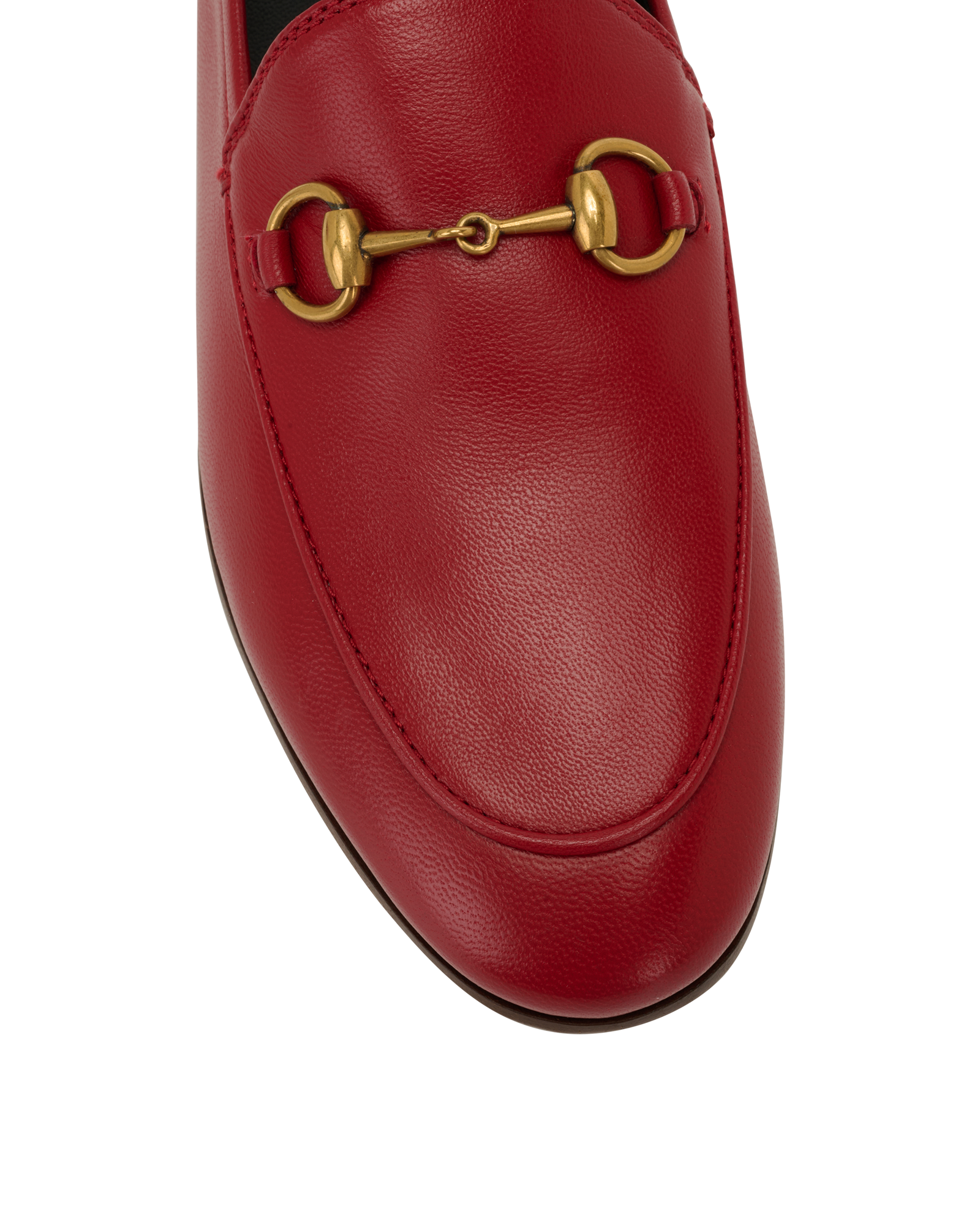 Gucci Jordaan Loafers, &pound;295, Shoes, Red, Leather, Other view