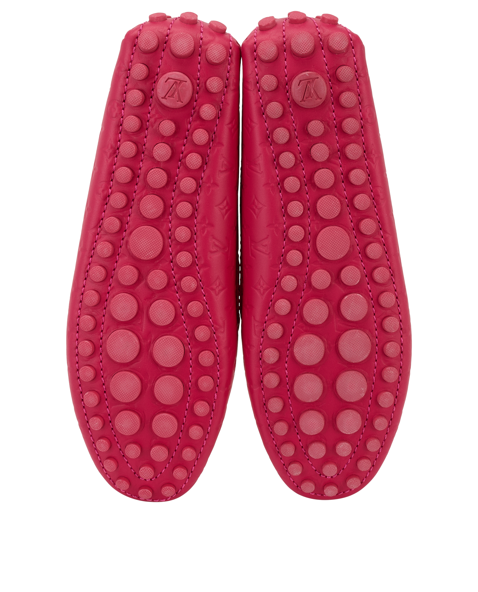 Louis Vuitton Gloria Driving Shoes, &pound;330, Shoes, Pink, Leather, Top view
