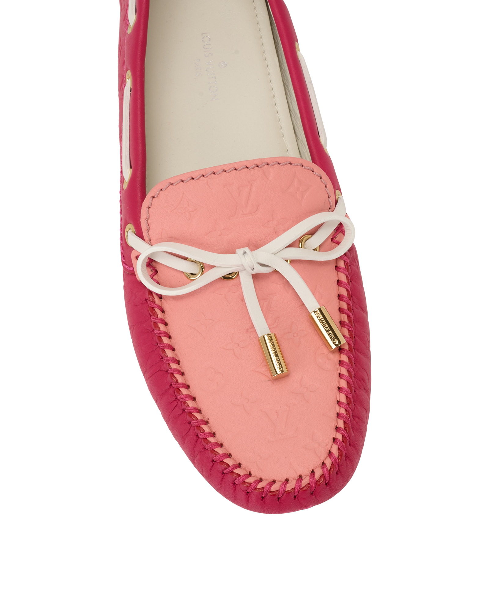 Louis Vuitton Gloria Driving Shoes, &pound;330, Shoes, Pink, Leather, Other view