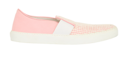 Chanel 17C Mesh Slip-On, Canvas, Pink, UK 8, 2*