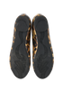 Salvatore Ferragamo Leopard Ballet Flats, £150, Shoes, Black/Gold, Leather, Top view