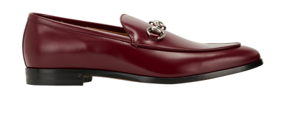 Gucci Horsebit Loafers, &pound;350, Shoes, Burgundy, Leather, Front view