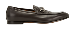 Gucci GG Horsebit Loafers, Mens, Leather, Brown, UK9.5, DB/B, 2*