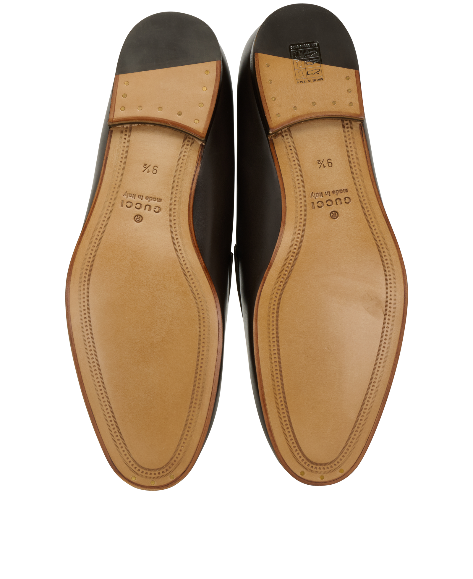Gucci GG Horsebit Loafers, &pound;350, Shoes, Brown, Leather, Top view