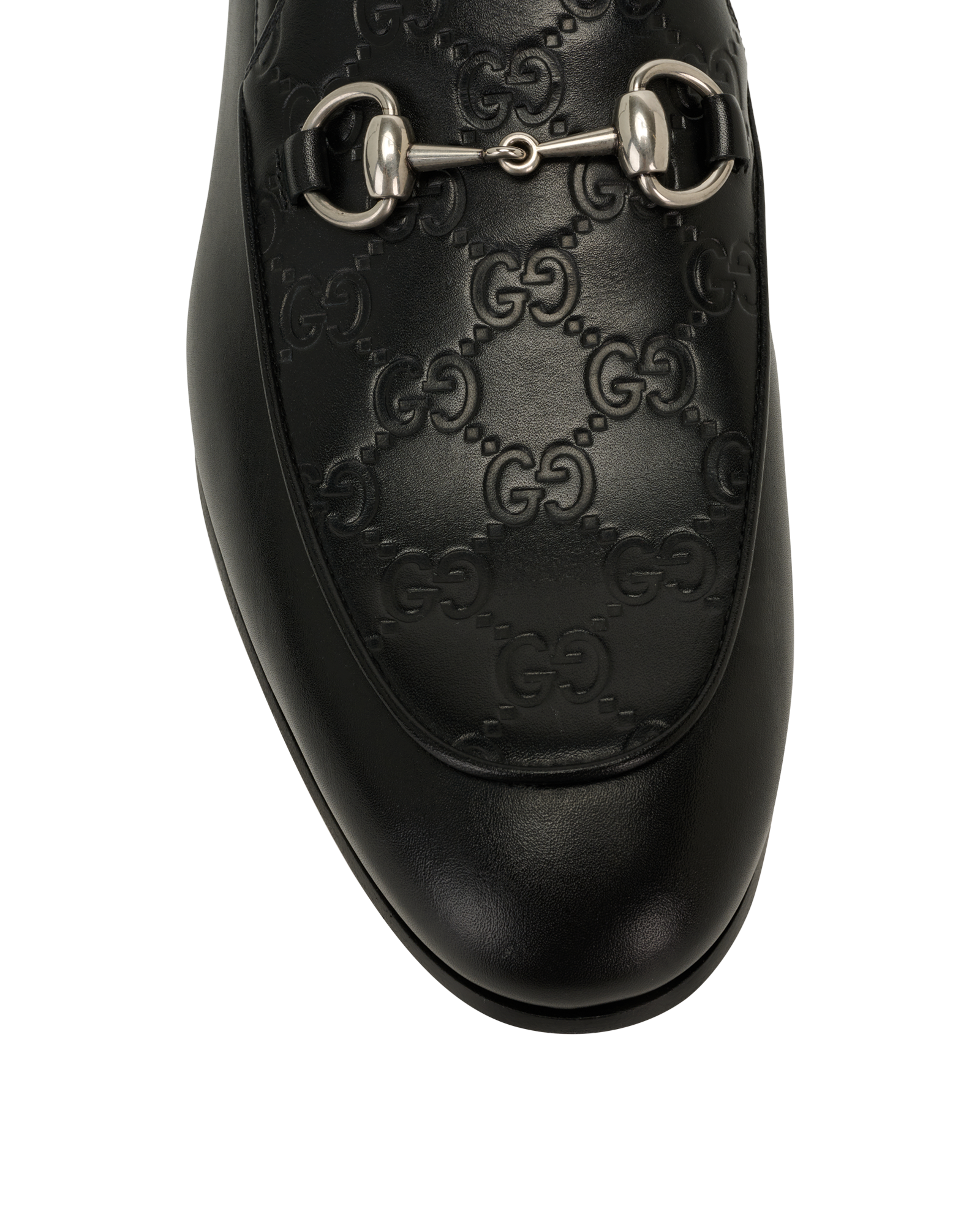 Gucci GG Monogram Horsebit Loafers, &pound;350, Shoes, Black, Leather, Other view