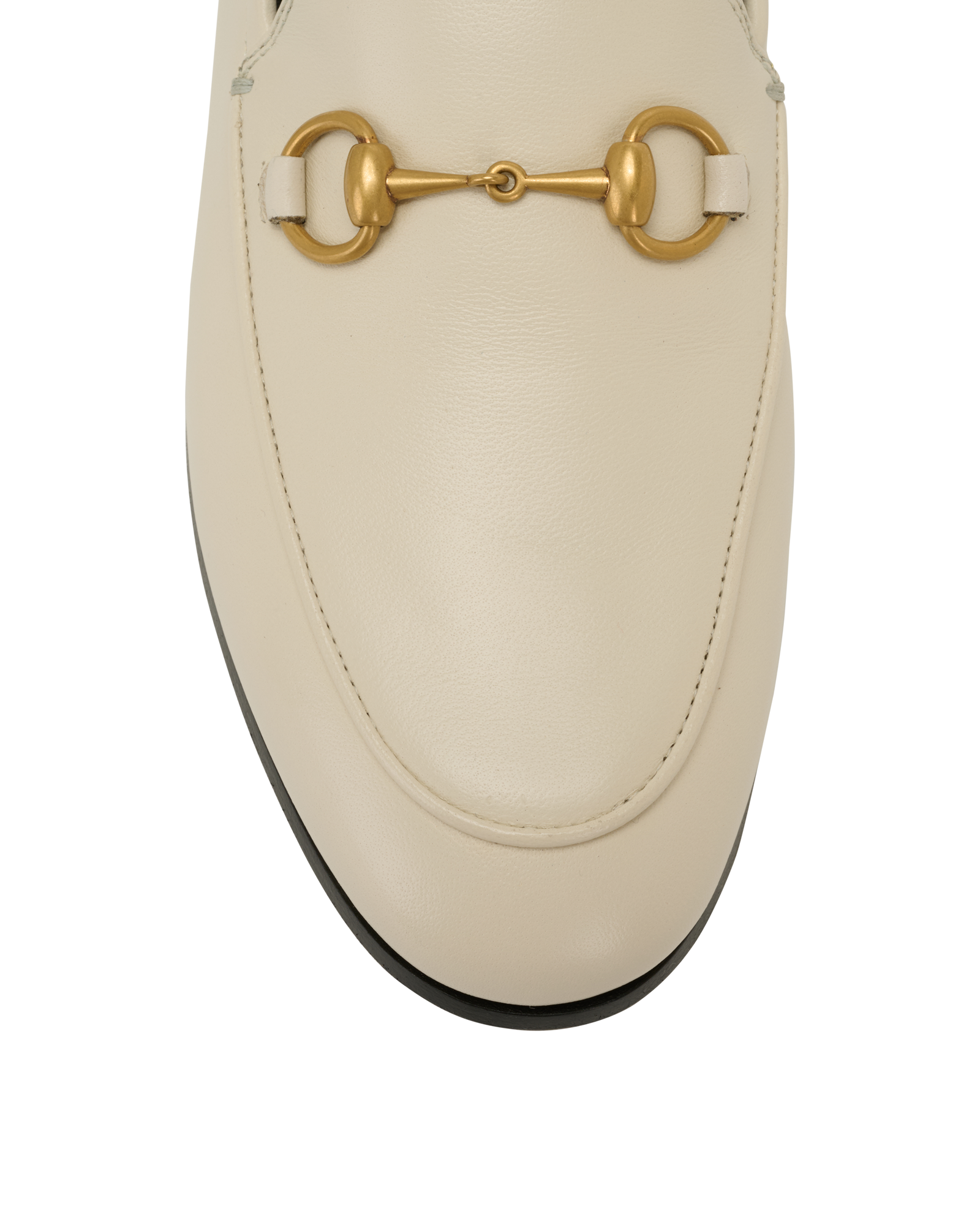 Gucci Brixton Horsebit Loafers, &pound;250, Shoes, Cream, Leather, Other view