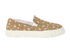 Miu Miu Logo Slip On Shoes, £180, Shoes, Beige, Canvas, Front view