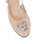 Gucci Harlow Slingback Flats, &pound;395, Shoes, Pink, Patent Leather, Other view