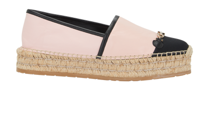 Salvatore Ferragamo Gancini Espadrilles, &pound;210, Shoes, Pink, Leather, Front view