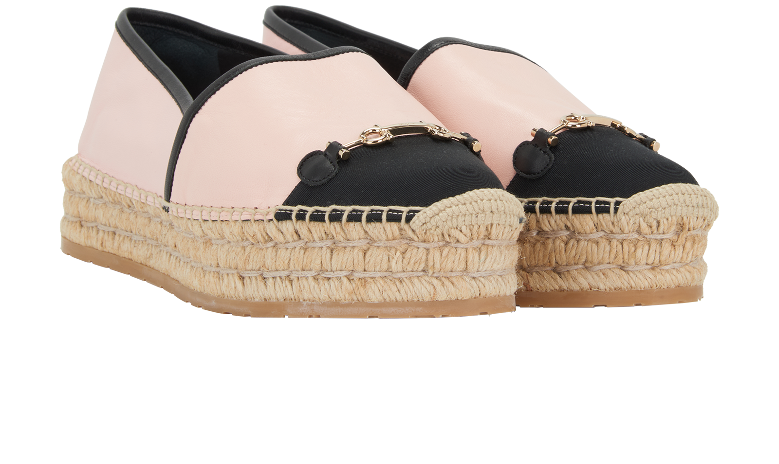 Salvatore Ferragamo Gancini Espadrilles, &pound;210, Shoes, Pink, Leather, Side view