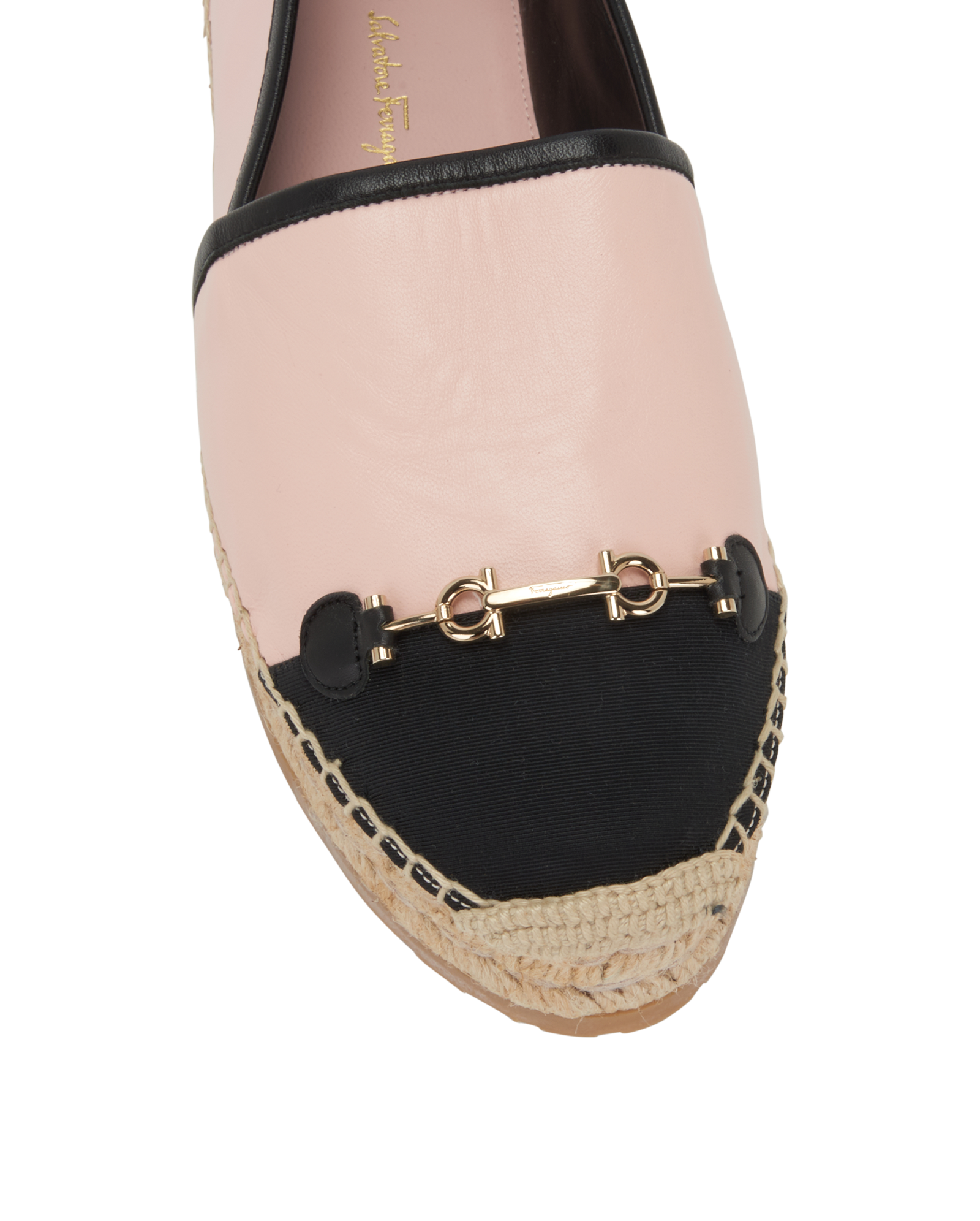 Salvatore Ferragamo Gancini Espadrilles, &pound;210, Shoes, Pink, Leather, Other view