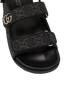 Gucci GG Double Strap Sandals, &pound;395, Shoes, Black, Canvas, Other view