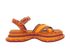 Chloe Meril Sandals, &pound;150, Shoes, Orange, Fabric/Leather, Front view