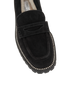 Jimmy Choo Deanna Loafers, &pound;220, Shoes, Black, Shearling/Suede, Other view
