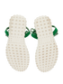 Valentino Rockstud Sandals, &pound;180, Shoes, Green, Suede, Top view