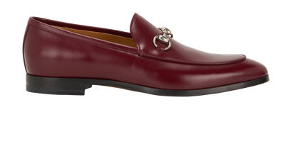 Gucci Jordaan Loafers, &pound;350, Shoes, Red, Leather, Front view