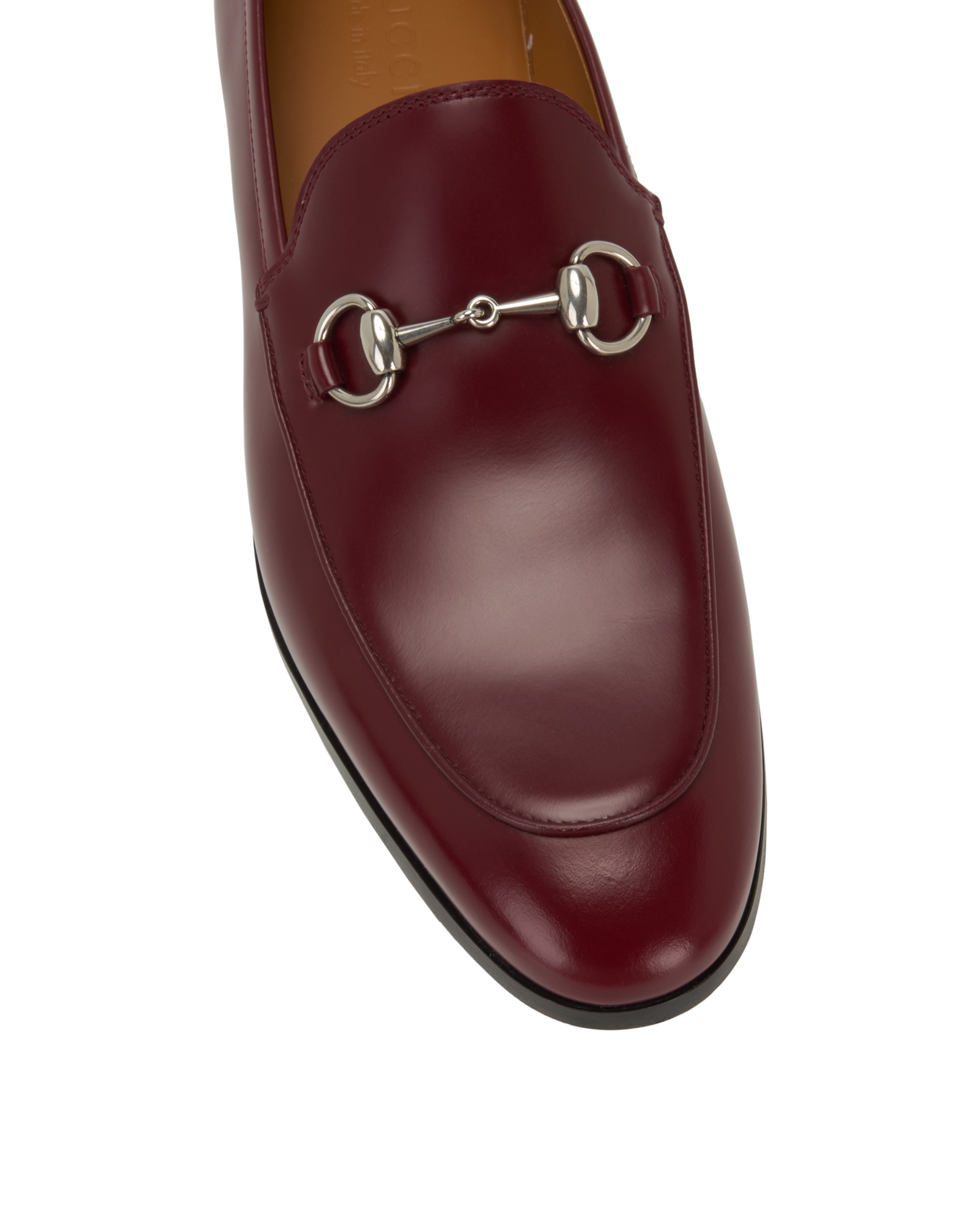 Gucci Jordaan Loafers, &pound;350, Shoes, Red, Leather, Other view