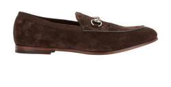 Gucci GG Horsebit Loafers, Mens, Suede, Brown, UK8.5, DB/B, 3*