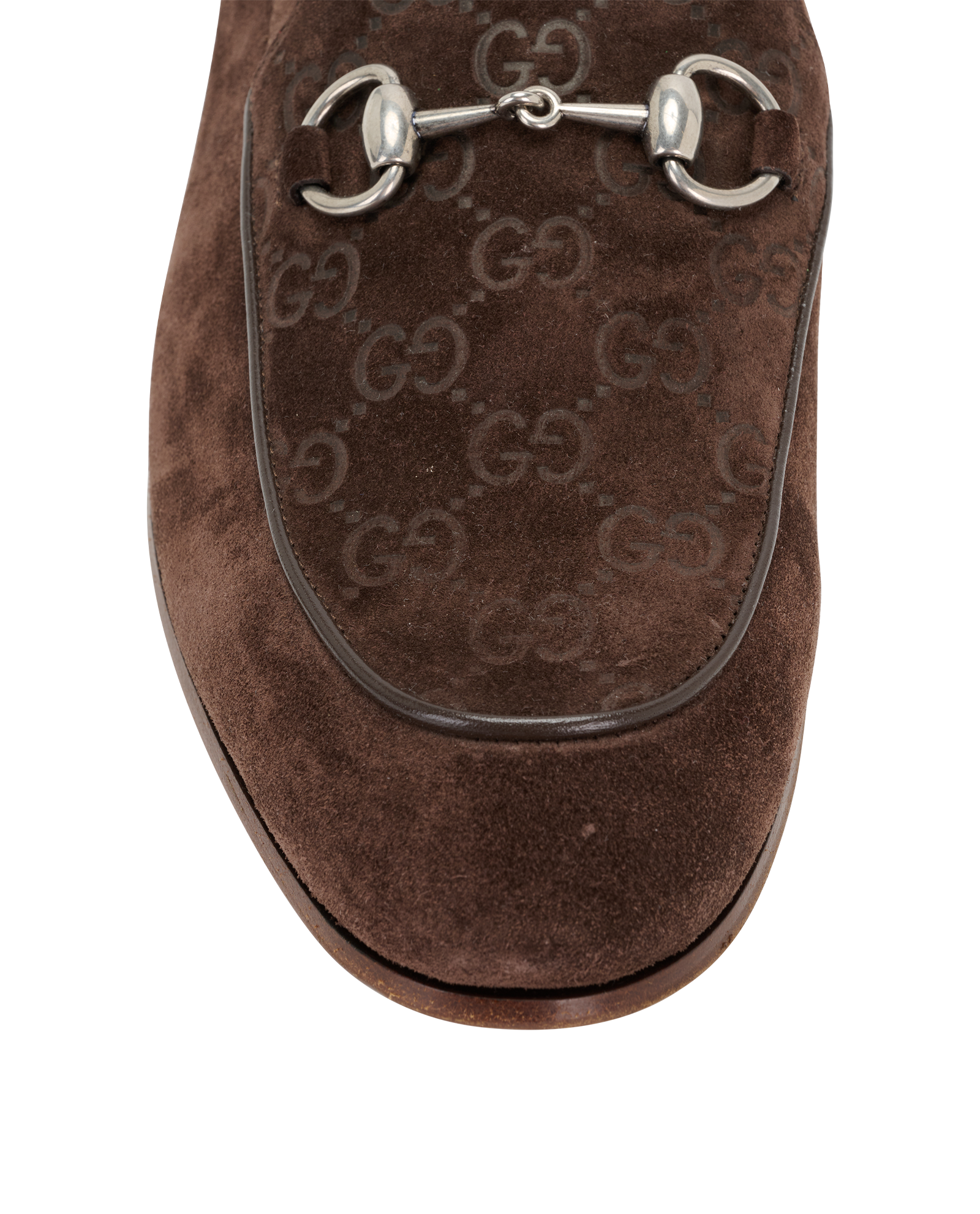 Gucci GG Horsebit Loafers, &pound;350, Shoes, Brown, Suede, Other view