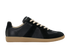 Maison Margiela Replica Trainers, &pound;320, Shoes, Black, Leather, Front view