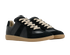 Maison Margiela Replica Trainers, &pound;320, Shoes, Black, Leather, Side view
