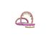 Aquazzura Crystal Flat Sandals, back view