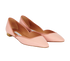 Aquazzura Maia Nappa Flats Grosgrain Trim, side view