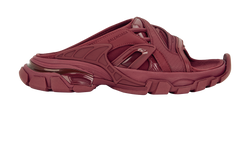 Balenciaga Track Slides, Leather, Burgundy, UK4, B/DB, 4*