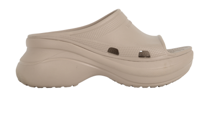 Balenciaga Pool 65 Reflective Sliders, front view