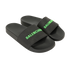 Balenciaga Pool Slides, &pound;150, Shoes, Black/Green, Rubber, Side view