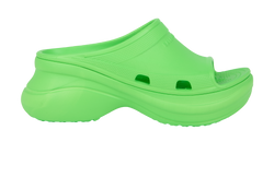 Balenciaga Pool Crocs, Mens, Rubber, Green, UK11, DB/B, 3*