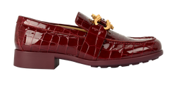 Bottega Veneta Monsieur Flats, Leather, Burgundy, UK3.5, DB/B, 4*