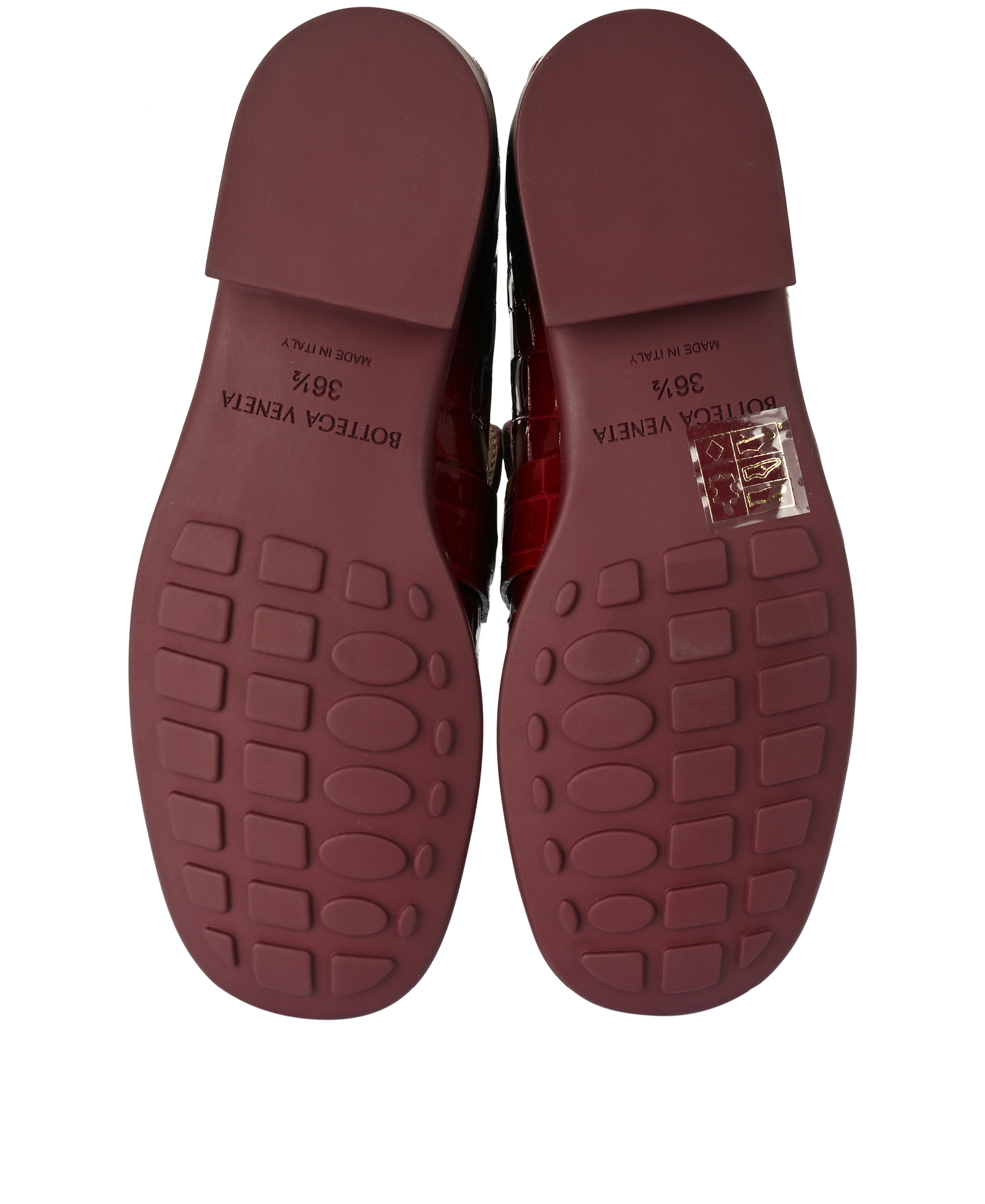 Bottega Veneta Monsieur Flats, &pound;350, Shoes, Burgundy, Leather, Top view