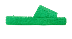Bottega Veneta Resort Sliders, Fabric, Green, UK7, B, 3*