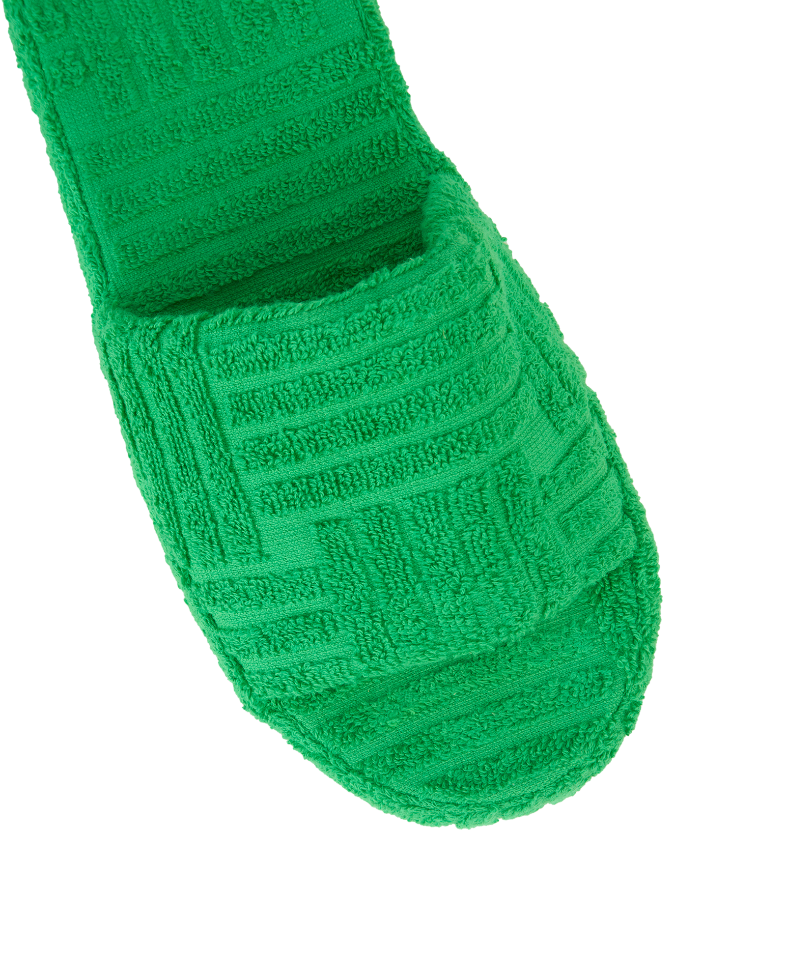 Bottega Veneta Resort Sliders, &pound;150, Shoes, Green, Fabric, Other view
