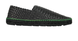 Bottega Veneta Intrecciato Espadrilles, Mens, Leather, Black, UK6,DB/B,3*