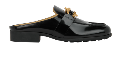 Bottega Veneta Monsieur Mules, &pound;280, Shoes, Black, Leather, Front view