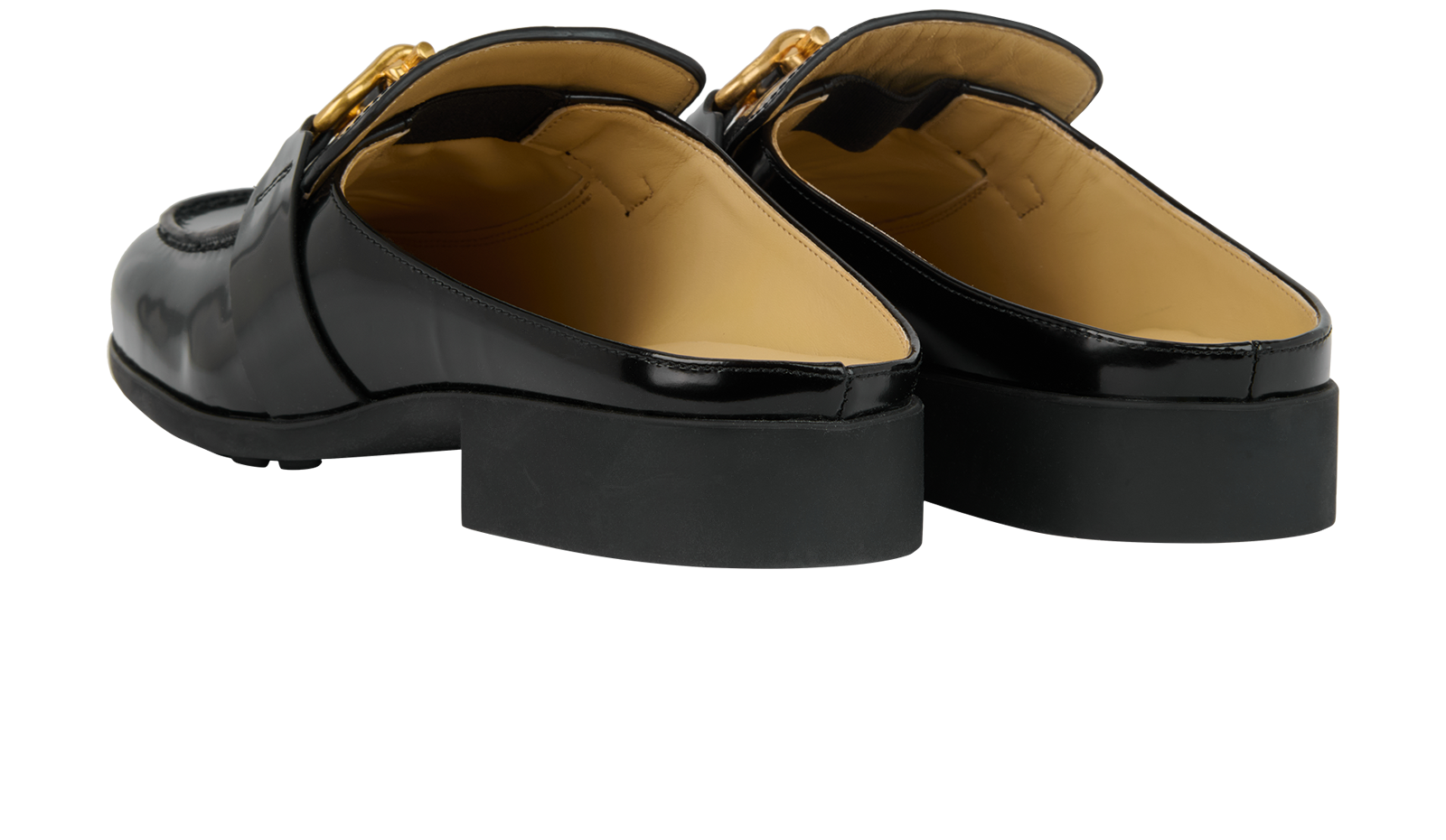 Bottega Veneta Monsieur Mules, &pound;280, Shoes, Black, Leather, Back view